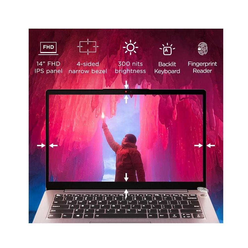Lenovo IdeaPad Slim 3 2021 Intel Core i3 11th Gen 14 FHD IPS Thin & Light Laptop (82H700SVIN)