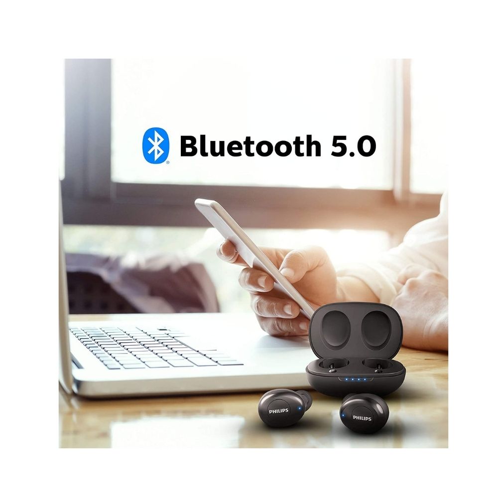 Philips Audio UpBeat TAUT102 Bluetooth 5.0 Truly Wireless Earbuds