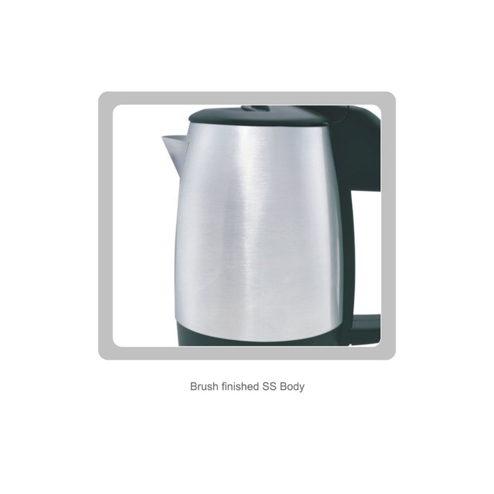 Inalsa Matrix 0.5-Litre Electric Kettle (Black/Silver)