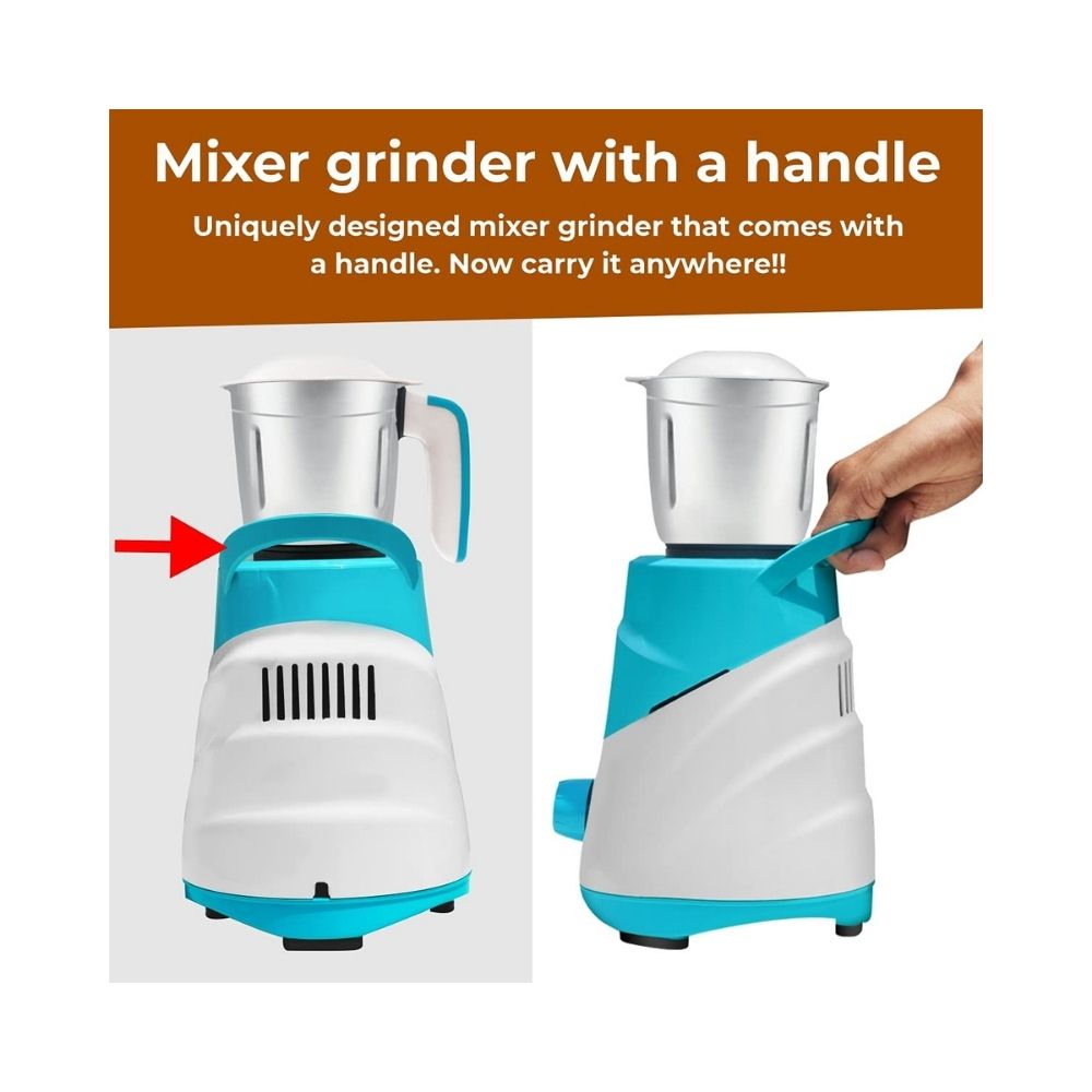 Inalsa Mixer Grinder 750W- Jazz Plus with 3 Stainless Steel Jars