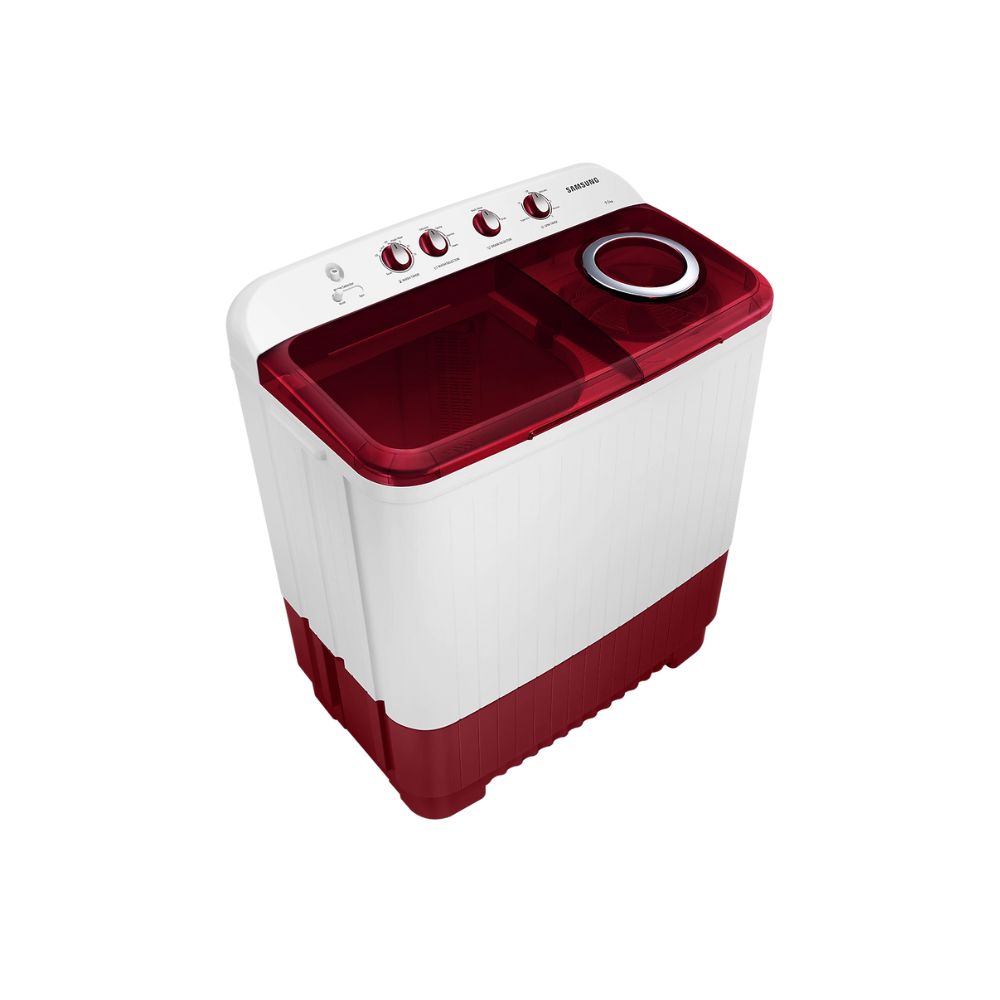 Samsung 9.5 kg Semi Automatic Top Load Red, White  (WT95A4200RR/TL)