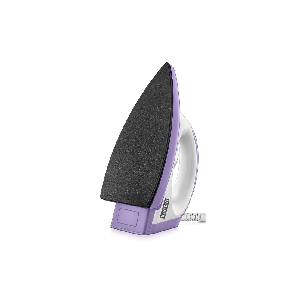 Usha Armor AR1100WB 1100 W Dry Iron with Black Weilburger Soleplate (Purple)