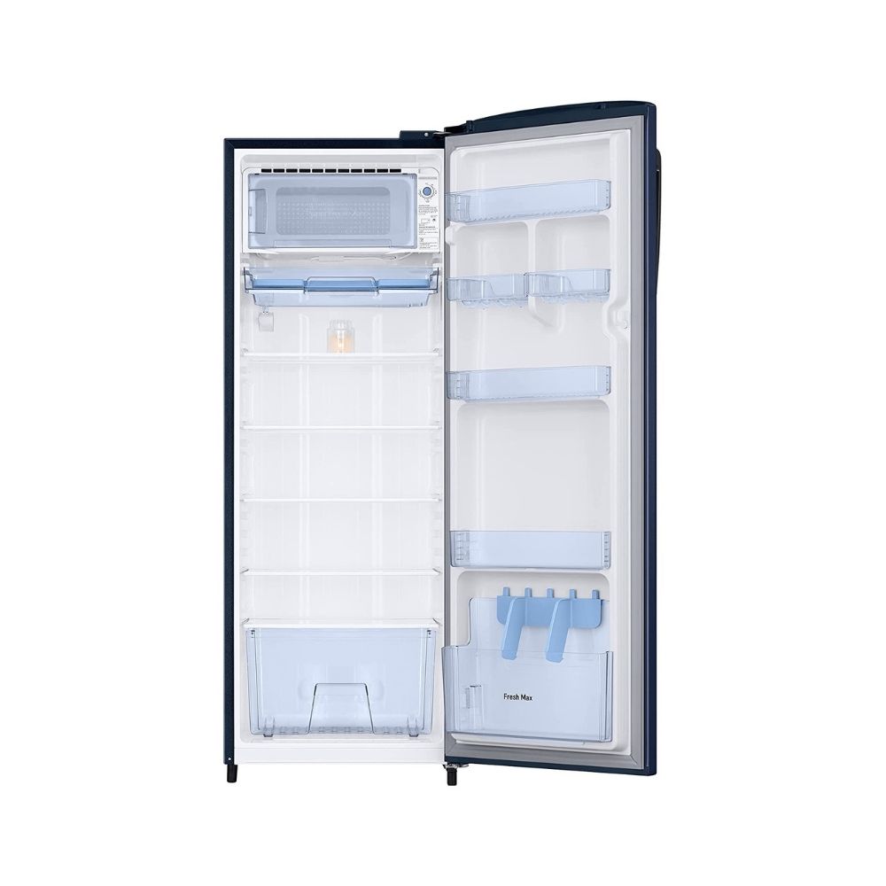 Samsung 225 L 3 Star Inverter Direct cool Single Door Refrigerator (RR26A375YCU/HL, Camellia Blue)