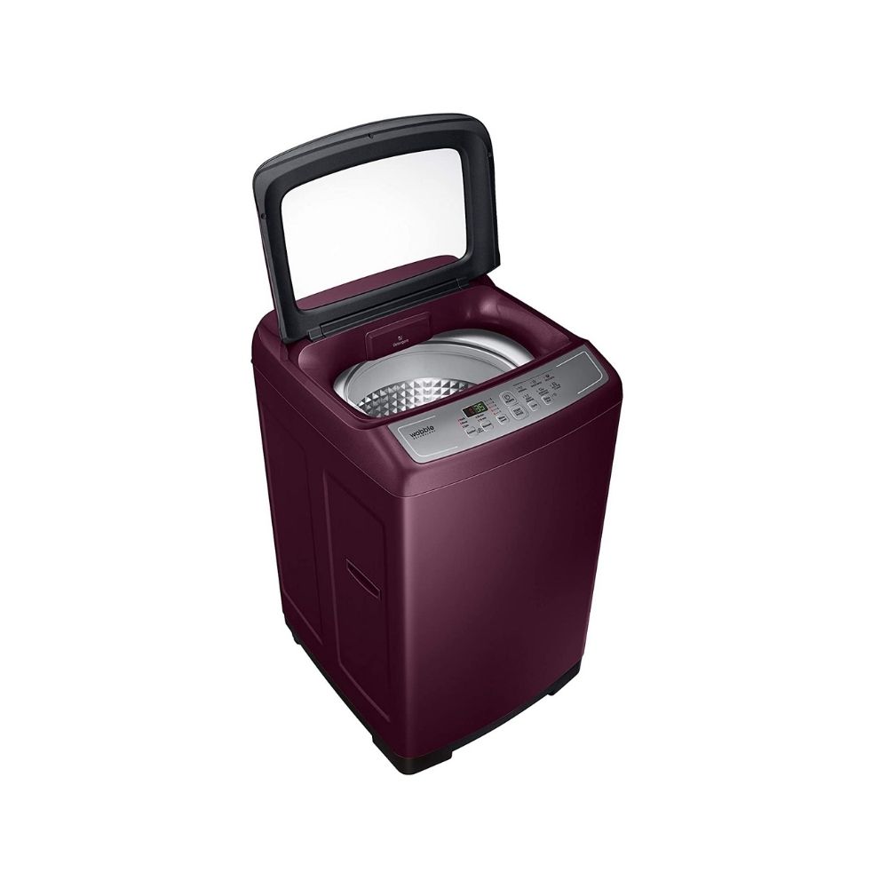 Samsung 7.5 Kg Fully-Automatic Top Loading Washing Machine (WA75A4022FF/TL, Plum, Wobble technology)