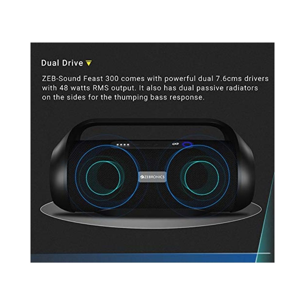 Zebronics Zeb-Sound Feast 300 Wireless Bluetooth