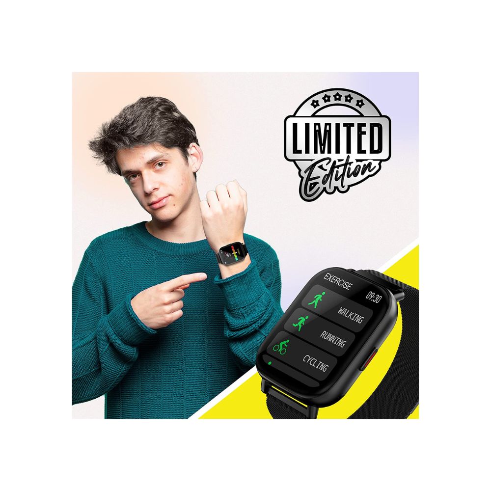Zebronics ZEB-FIT7220CH Bluetooth Smart Watch,4.4cm(1.75
