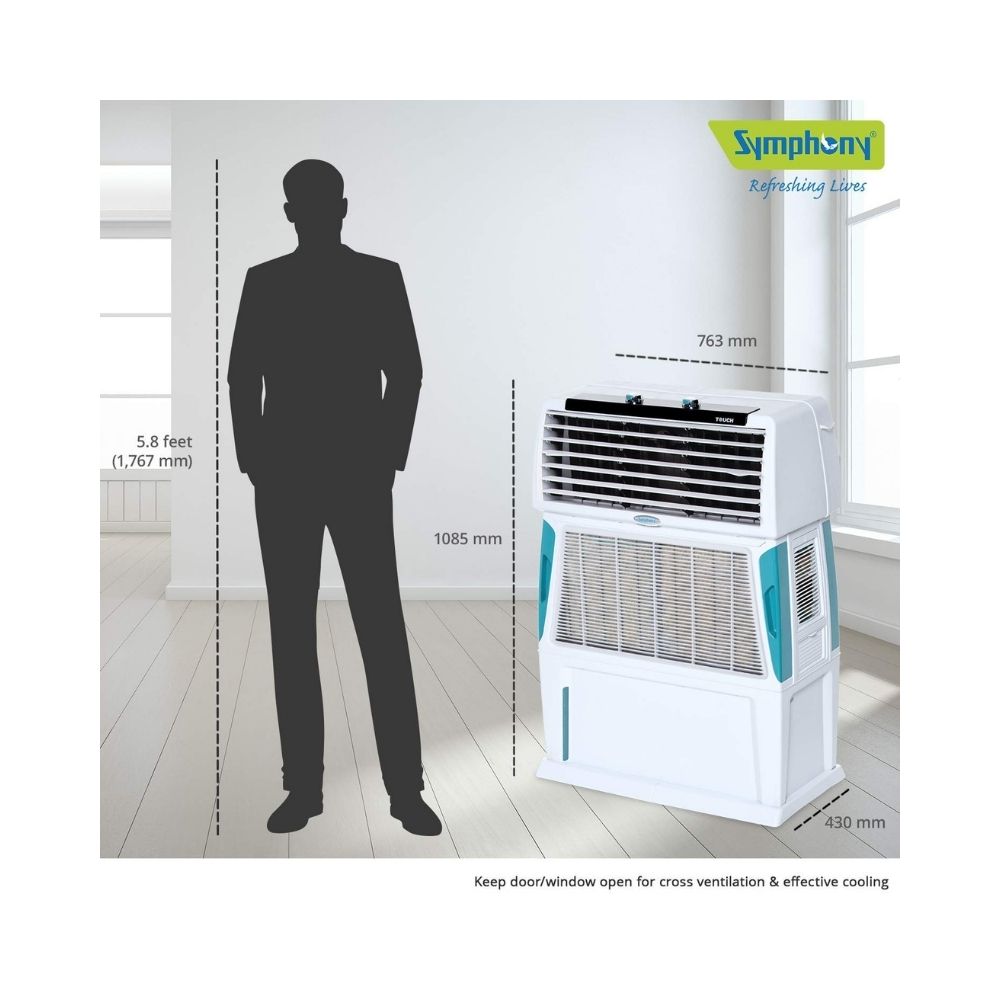 Symphony Touch 80 Personal Cooler - 80L, White