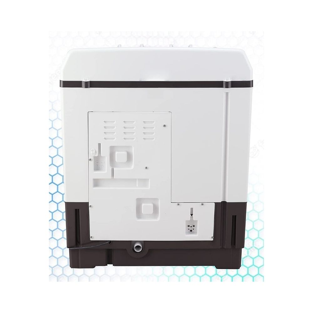 LG 8.5 Kg 5 Star Semi-Automatic Top Loading Washing Machine (P8535SGMZ, Dark Gray, Roller Jet Pulsator), Large