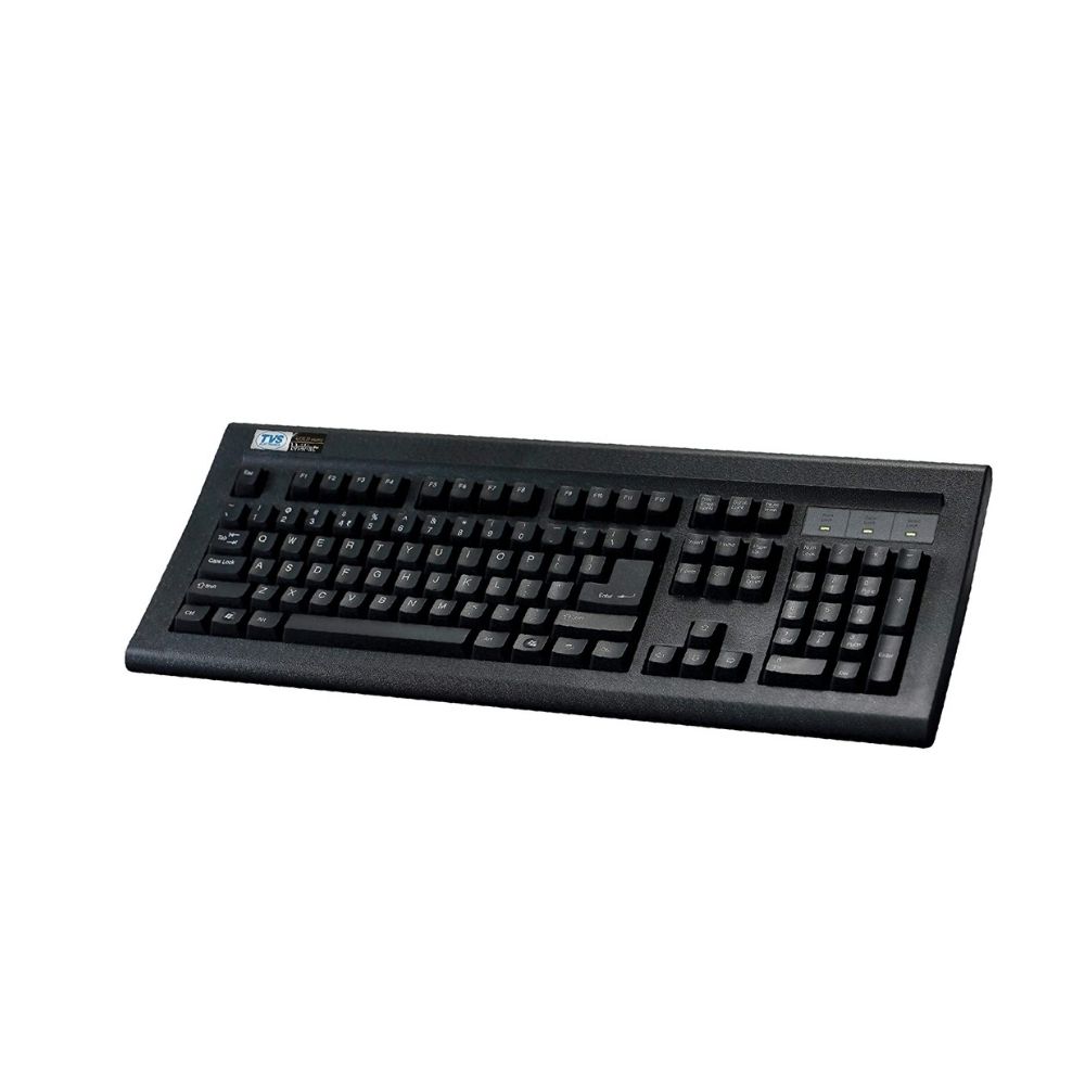 TVS ELECTRONICS Gold Prime USB-A Keyboard (Black)