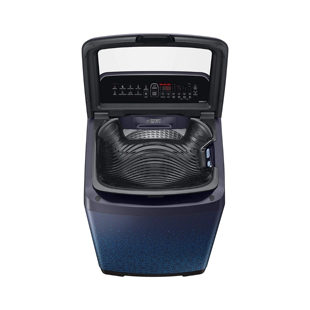 Samsung 7.0 Kg Inverter 5 star Fully-Automatic Top Loading Washing Machine (WA70N4571LE/TL, Ombre Blue, Activwash+)