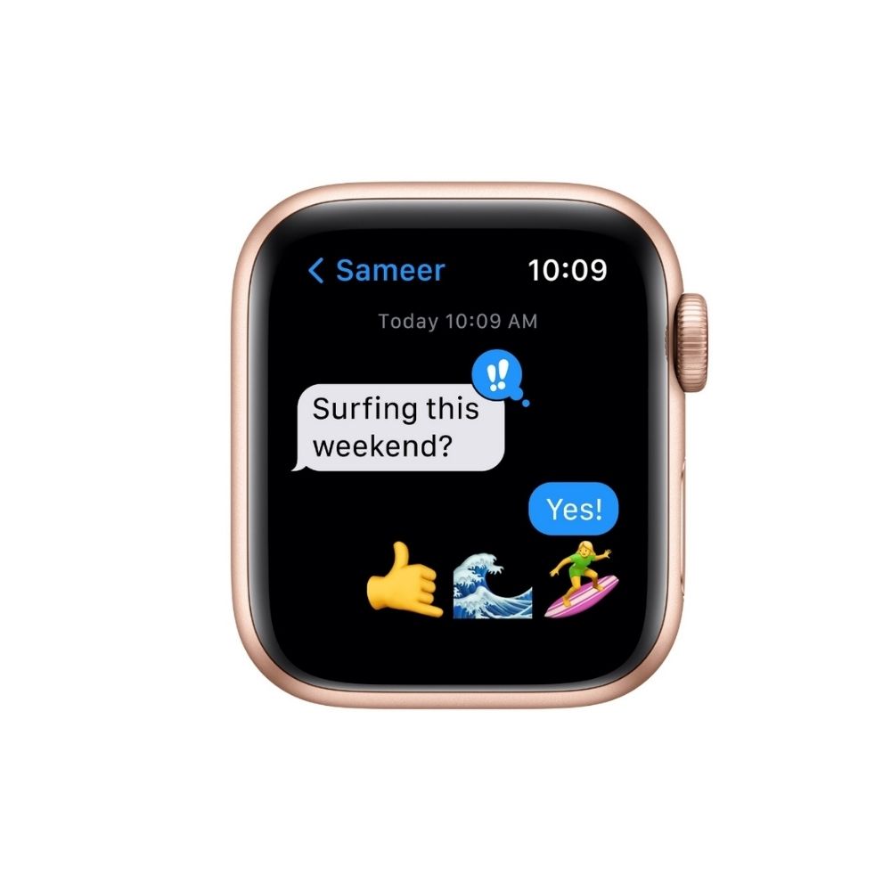 Apple Watch  MKT23HN/A Aluminium Case  (Gold Strap, Regular)