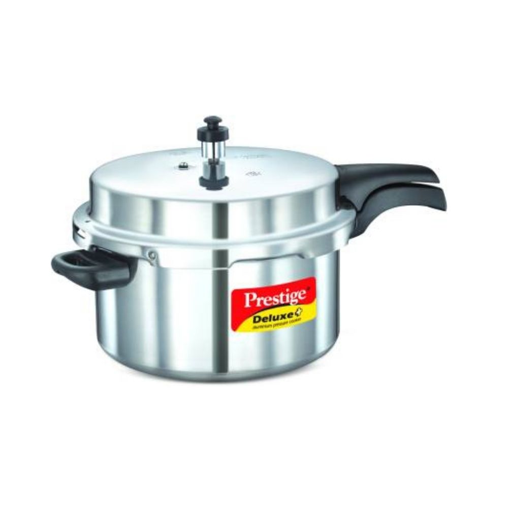 Prestige Deluxe Plus 7.5 L Induction Bottom Pressure Cooker  (Aluminium)