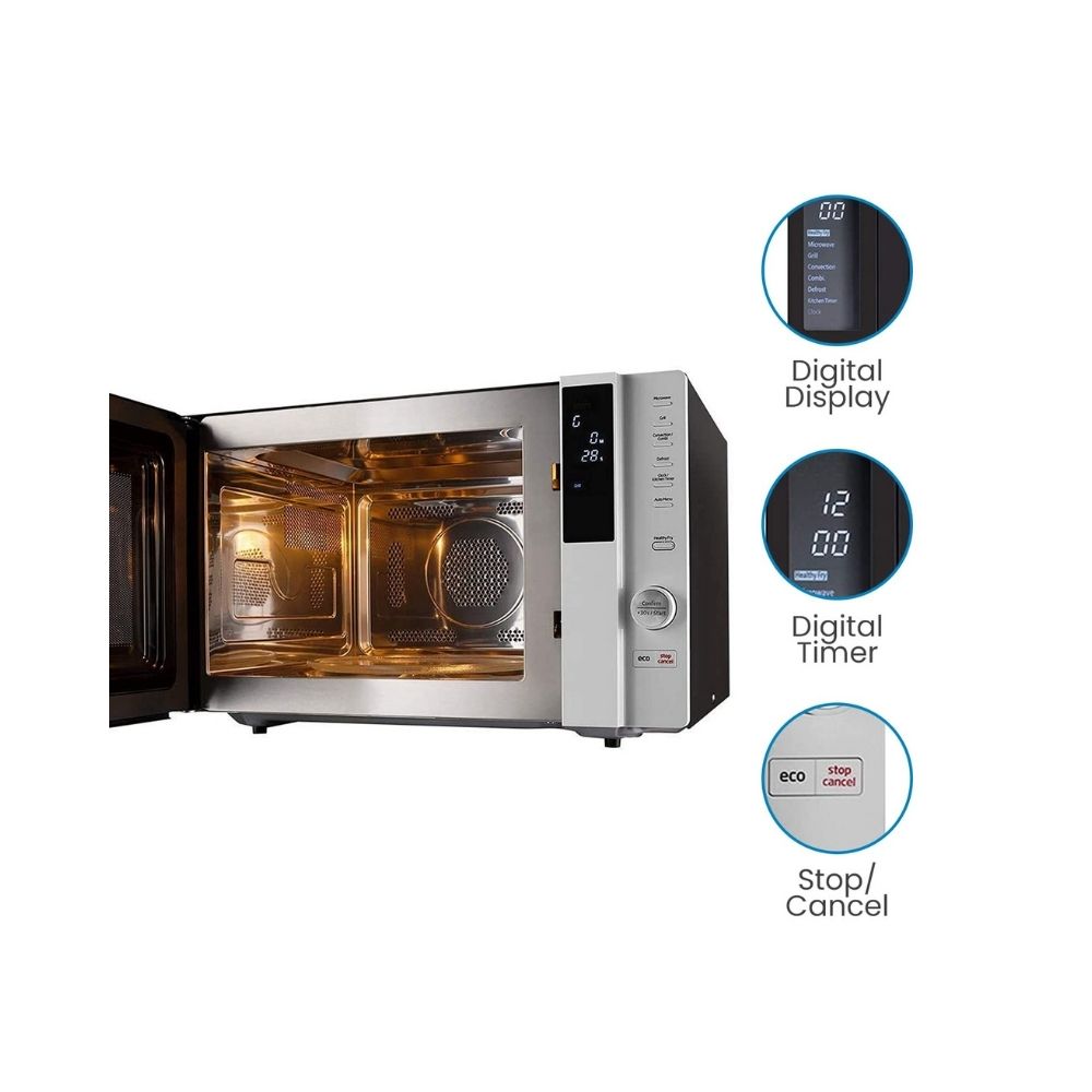 Voltas Beko 28 L Convection Microwave Oven (MC28BD, Inox)