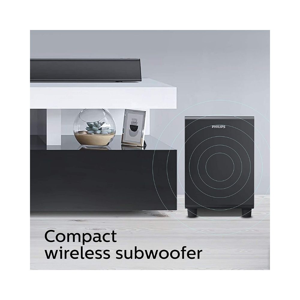 Philips Audio TAB5305/94 2.1CH 70W Bluetooth Soundbar (Black)