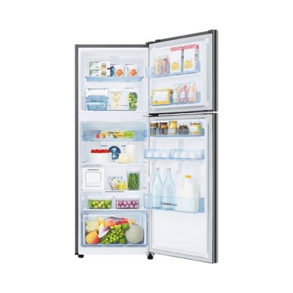 Samsung 336 L Frost Free Double Door 3 Star Refrigerator  (Ez Clean Steel (Silver), RT37A4633SL/HL)