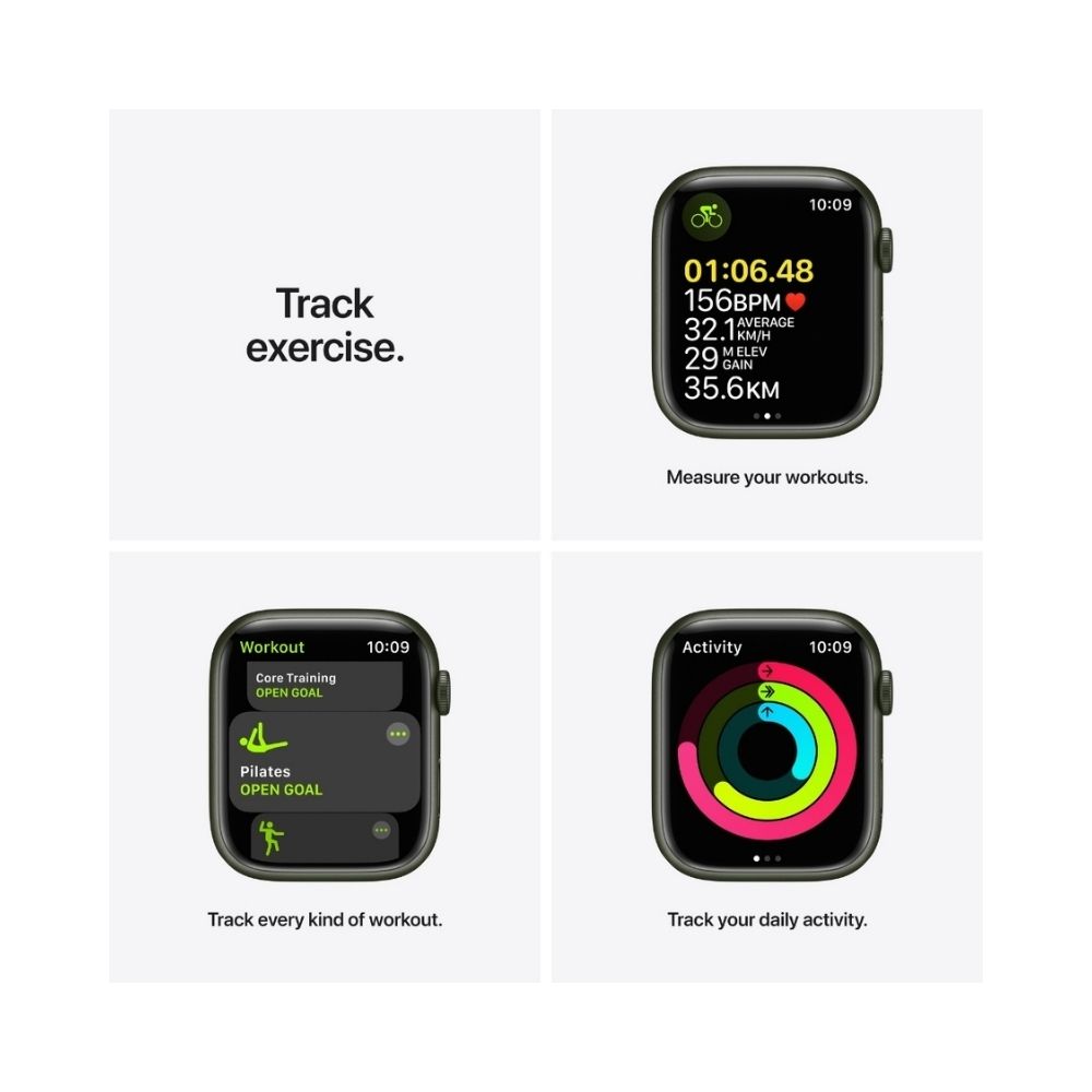 Apple Watch Series 7 MKJR3HN/A GPS + Cellular 45mm (Green)