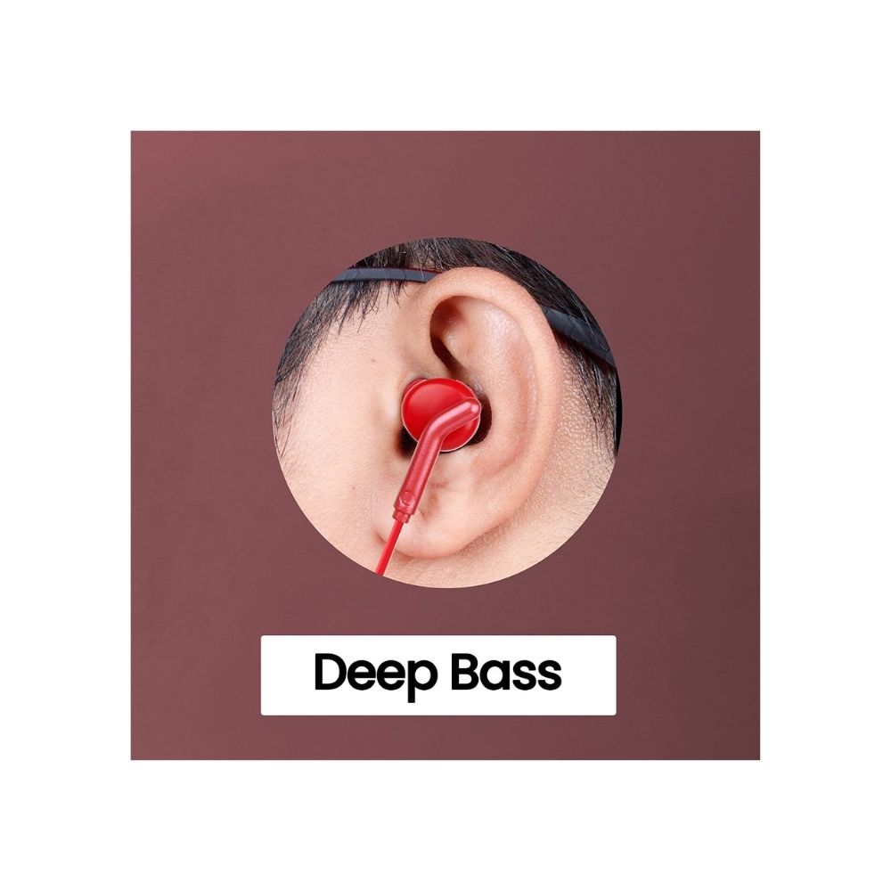 Zebronics Zeb-Bro in Ear Wired Earphones(Red)
