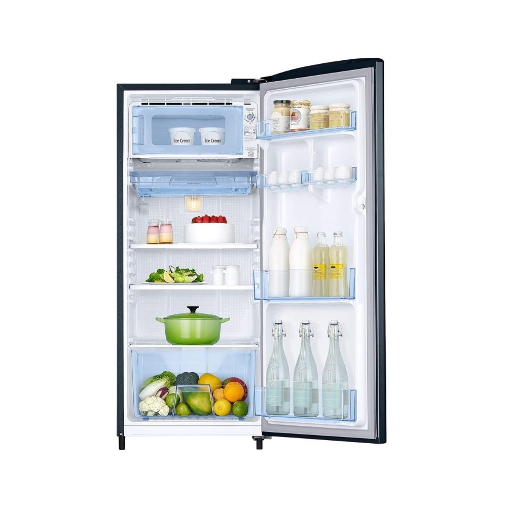 Samsung 192 L 2 Star Direct Cool Single Door Refrigerator (RR20A271BU8/NL, SAFFRON BLUE)
