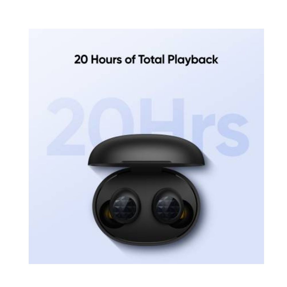 Realme Buds Q2 Neo with Environment Noise Cancellation (ENC) Bluetooth Headset  (Black, True Wireless)