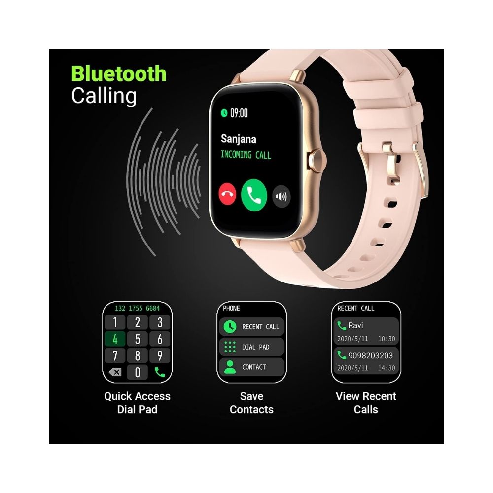 Fire-Boltt Beast Pro Bluetooth Calling 1.69” with Voice Assistance,Spo2 Monitoring Smartwatch (BSW016)