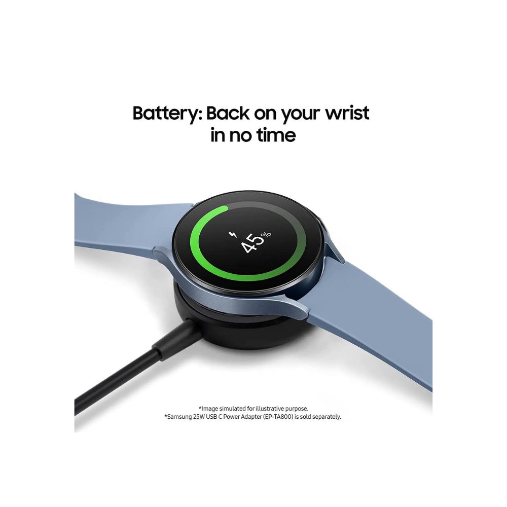Samsung Galaxy Watch5 Bluetooth (44 mm, Graphite, Compatible with Android only)