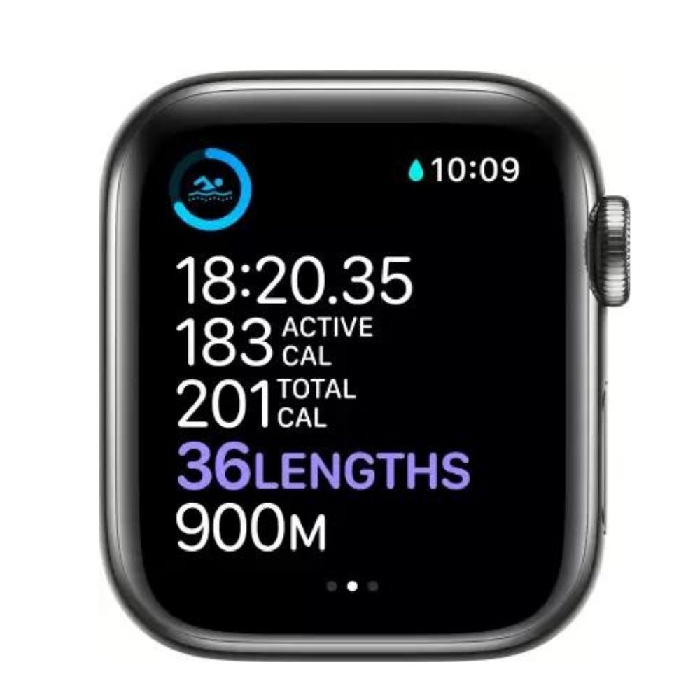Apple Watch Series 6 GPS + Cellular, 40mm Graphite Stainless Steel Case with Graphite Milanese Loop M06Y3HN/A
