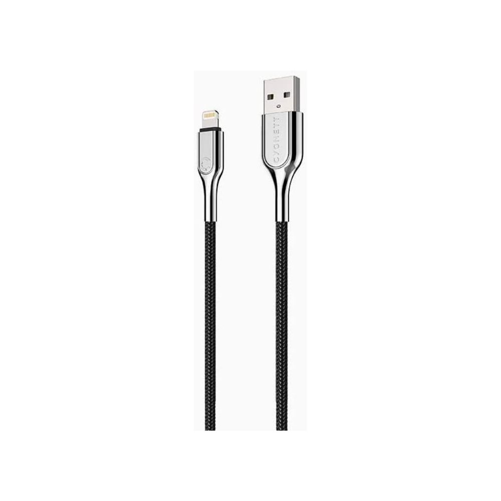 Cygnett Armoured 12W Fast Charging Lightning to USB-A Cable 3.2 ft (1M) Black