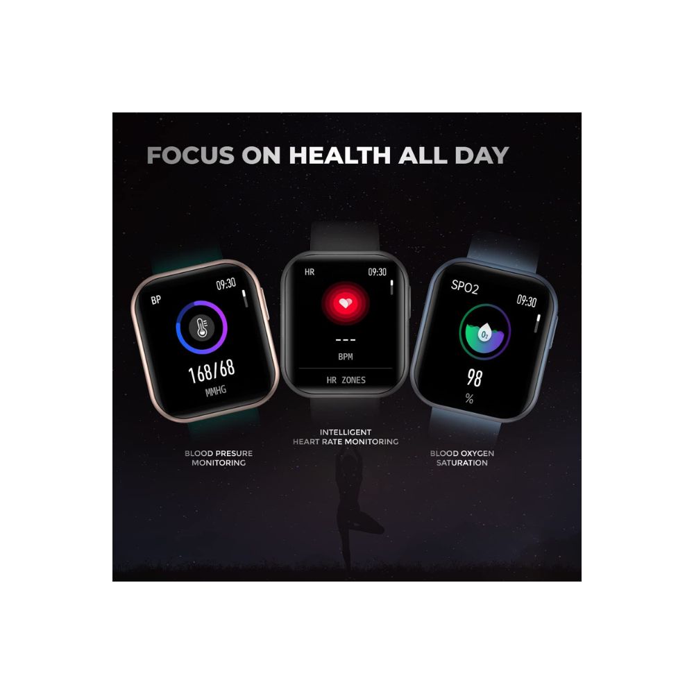 Just Corseca SNUGAR Calling smartwatch with SpO2, 1.69 Inch Full Touch Screen