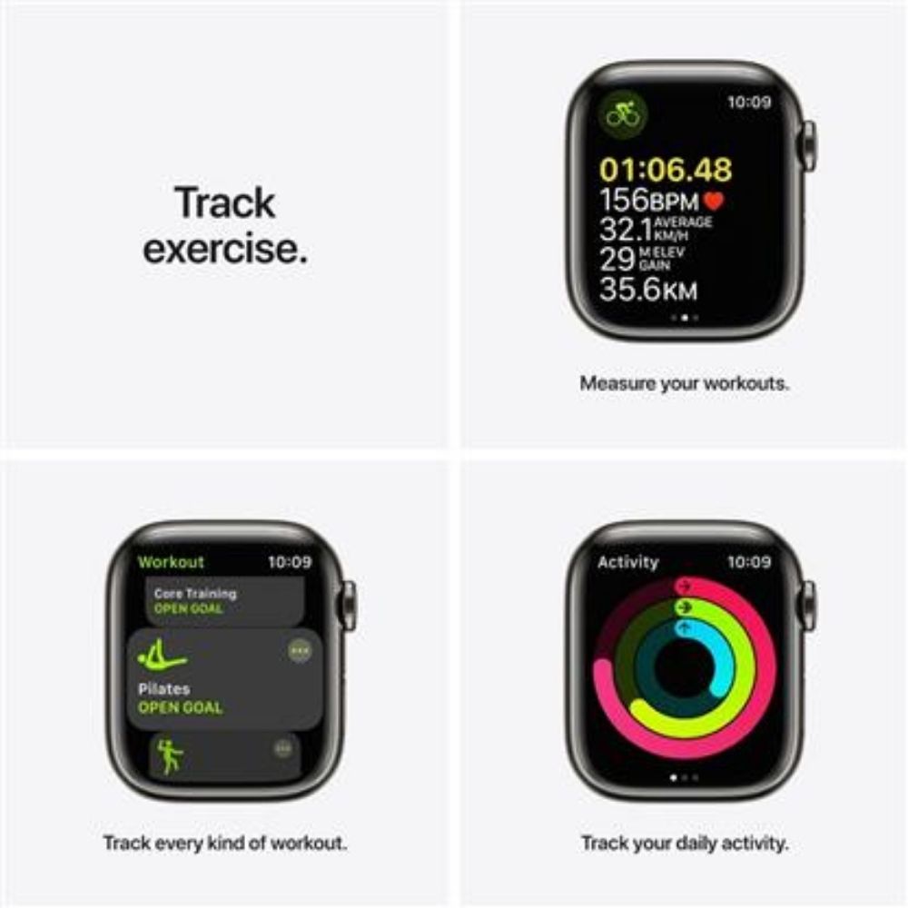 Apple Watch Series 7 MKHT3HN/A GPS + Cellular 41mm Smart Watch (Green)