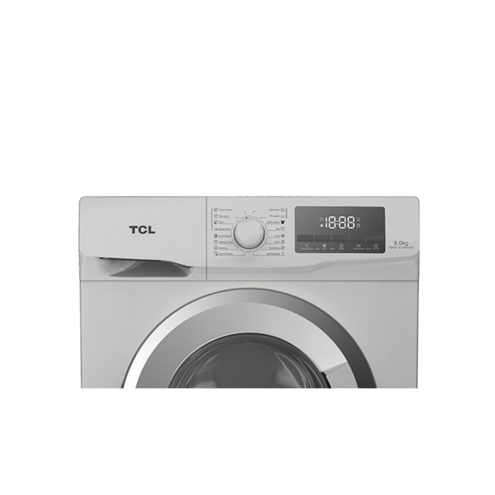 TCL 7 kg Fully Automatic Front Load with In-built Heater Silver  (TWF70-G123061A03S)