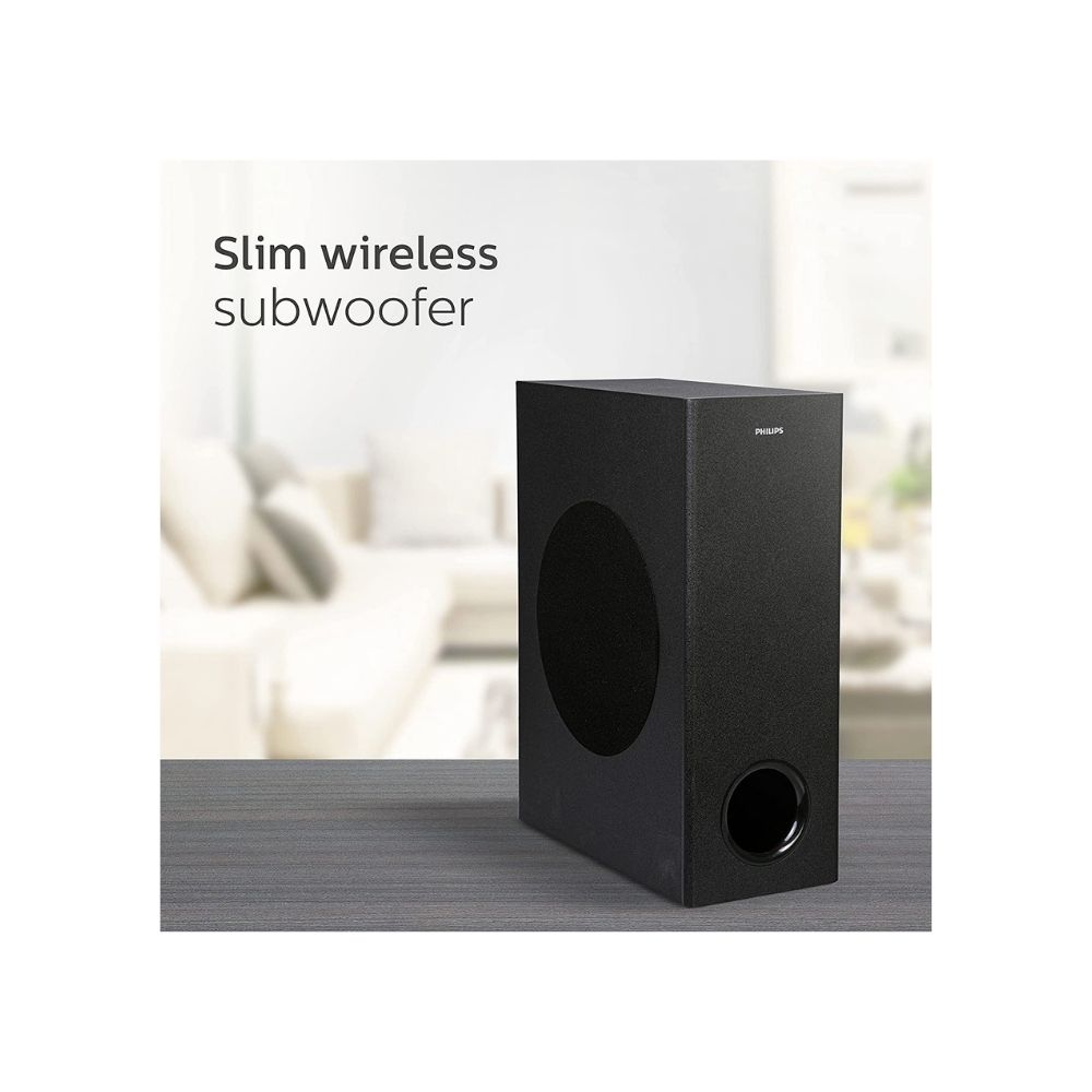 Philips TAPB603/94 Dolby Atmos 320 W Bluetooth Soundbar (Black, 3.1 Channel)