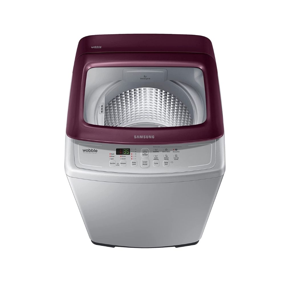 Samsung 6.5 Kg Fully-Automatic Top Loading Washing Machine (WA65A4022FS/TL, Imperial Silver, Wobble technology)