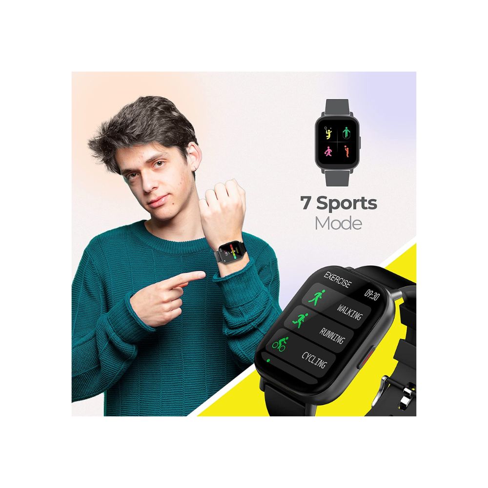Zebronics ZEB-FIT7220CH Bluetooth Smart Watch,4.4cm (1.75