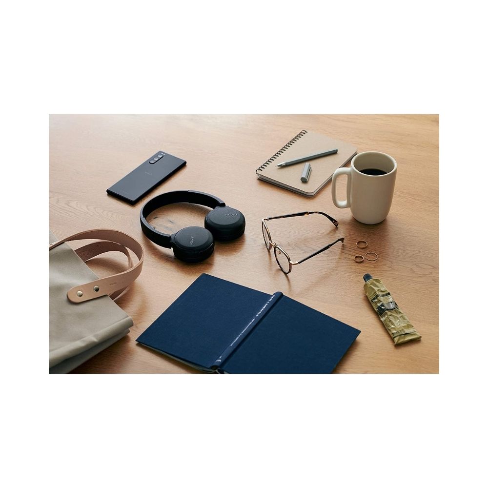 Sony WH-CH510 Bluetooth Wireless On Ear Headphones with Mic (Black)