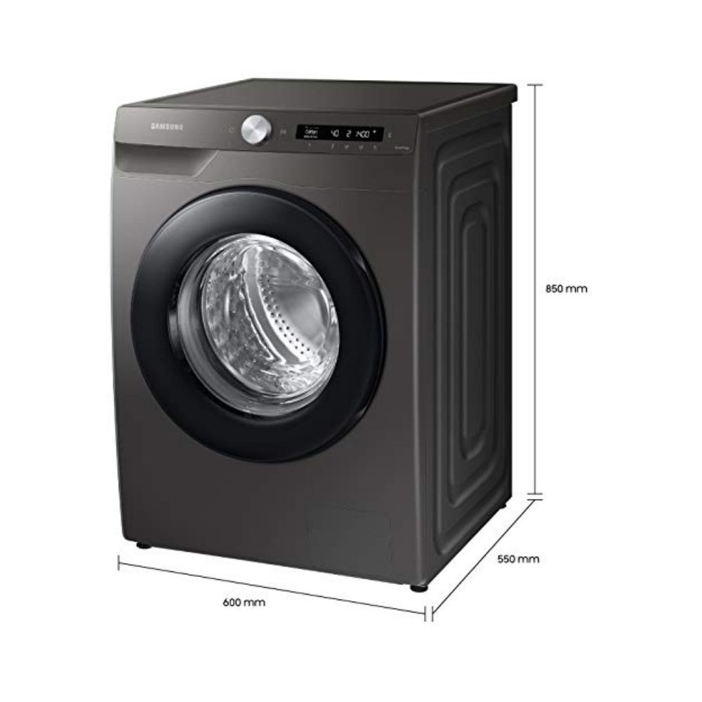Samsung 8 KG Fully Automatic Front Load Washing Machine Inox (WW80T504DAN/TL)