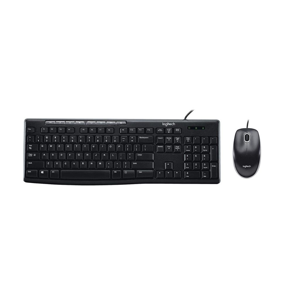 Logitech MK200 USB 2.0 Wired Keyboard-Mouse (Combo)