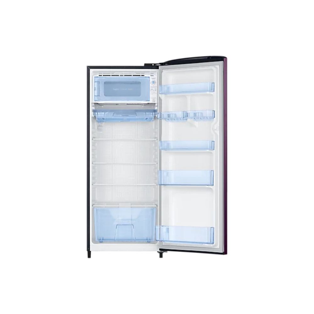 Samsung 230 L Direct Cool Single Door 3 Star Refrigerator (Camellia Purple, RR24A272YCR/NL)