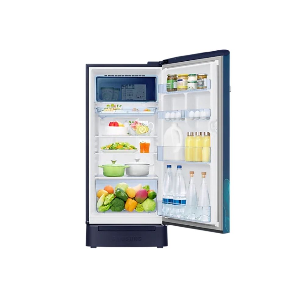 Samsung 198 L 4 Star Direct Cool Single Door Refrigerator Paradise Bloom Blue (RR21A2F2X9U/HL)