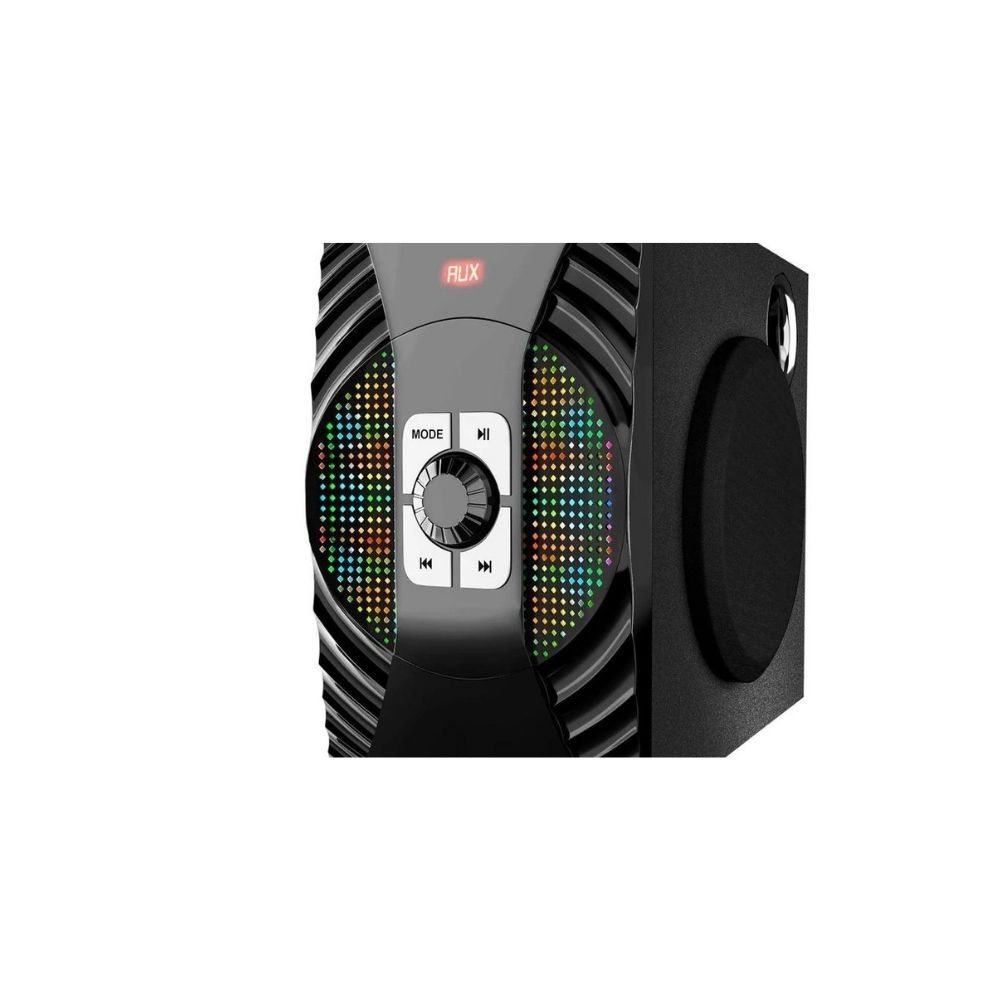 Intex Dazzle FMUB 4.1 Multimedia Bluetooth Speaker USB PLAYABILITY Powerful Audio Effect (Black)