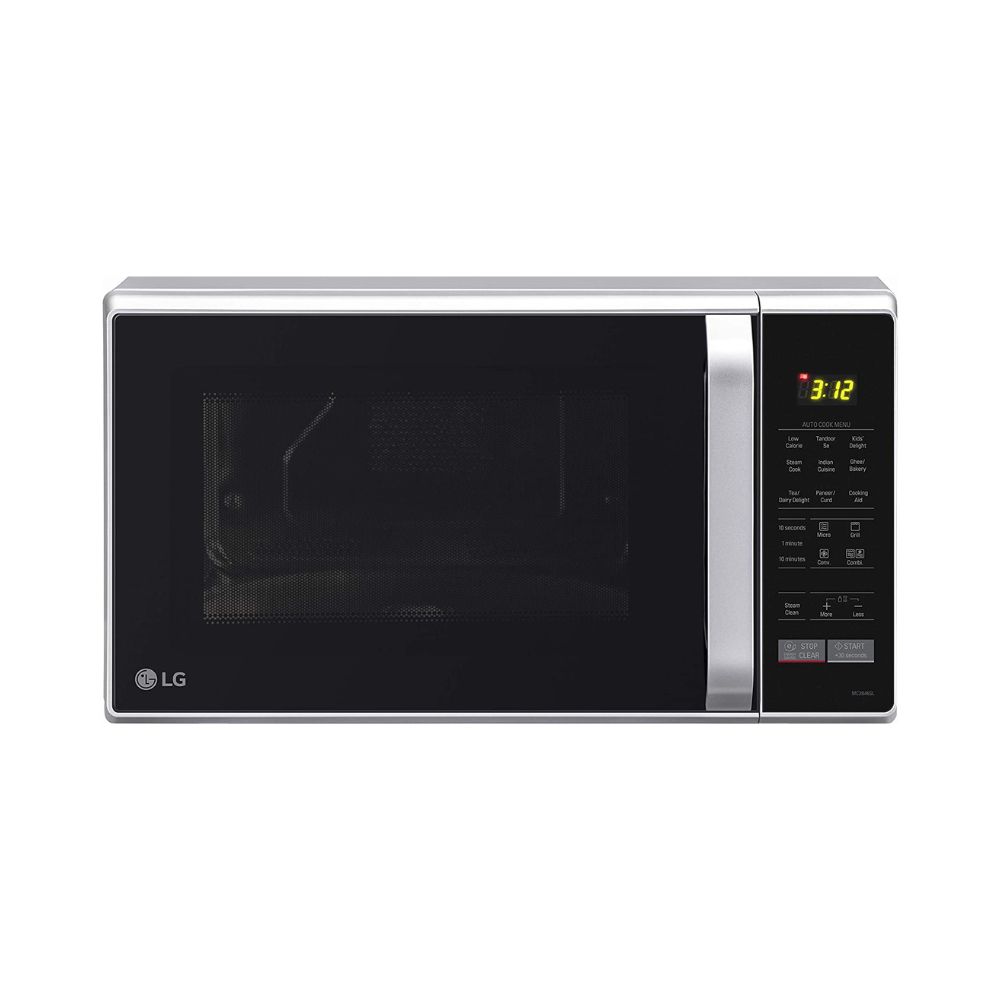 LG 28 L Convection Microwave Oven (MC2846SL, Silver)