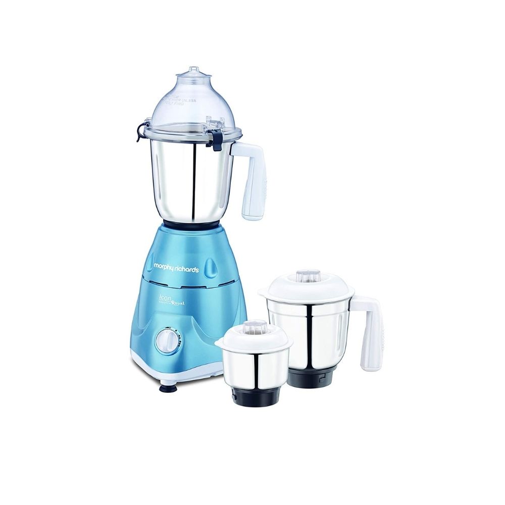 Morphy Richards Icon Royale 600-Watt Mixer Grinder (Sapphire) 640108