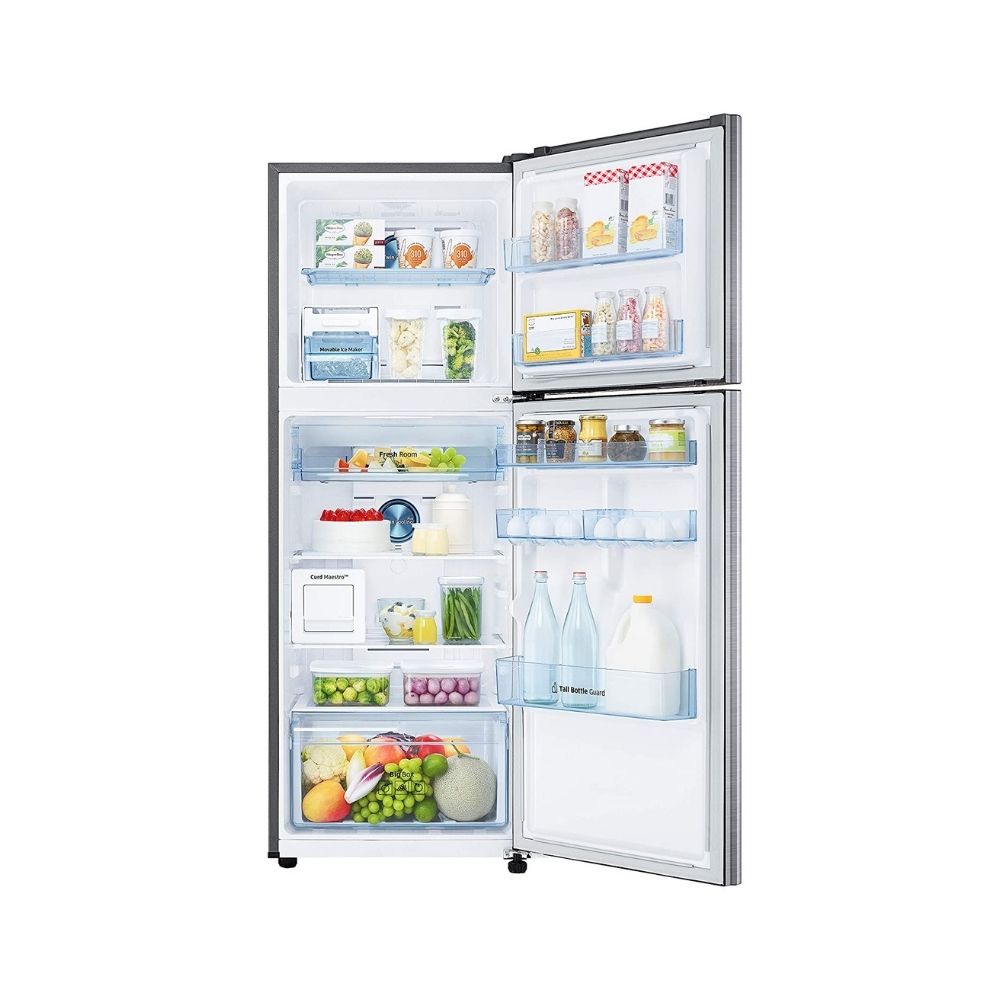 Samsung 314 L 2 Star Inverter Frost Free Double Door Refrigerator(RT34A4632S9/HL,Refined Inox)