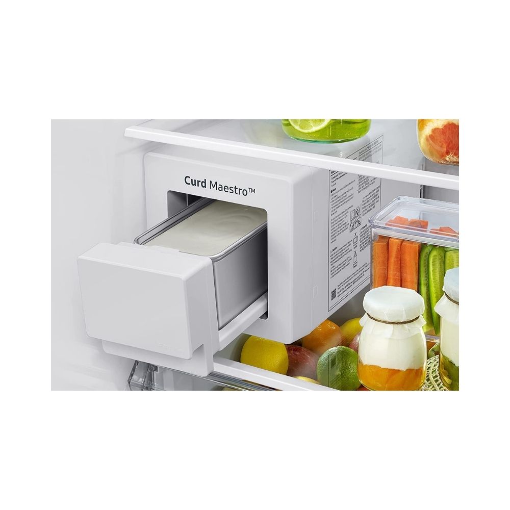Samsung 692 L Inverter Frost-Free Side-by-Side Refrigerator (RS72A50K1SL/TL, EZ Clean Steel)