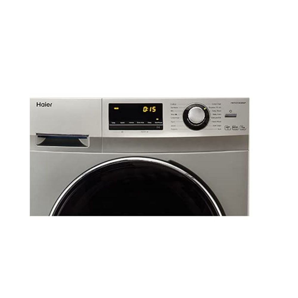 Haier 7 kg Inverter Motor Fully-Automatic Front Loading Washing Machine,Muscular Drum