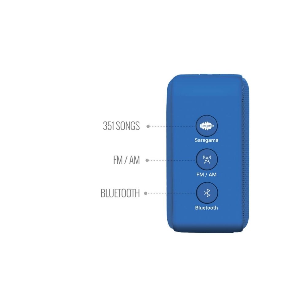 Saregama Carvaan Mini Hindi 2.0- Music Player with Bluetooth (Skyline Blue)