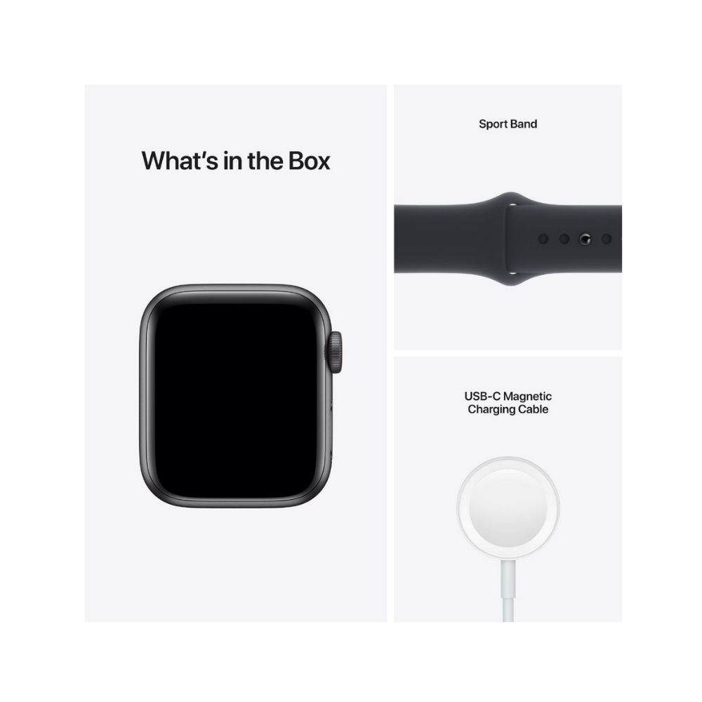 Apple Watch MKR23HN/A  Aluminium Case  (Grey Strap, Regular)