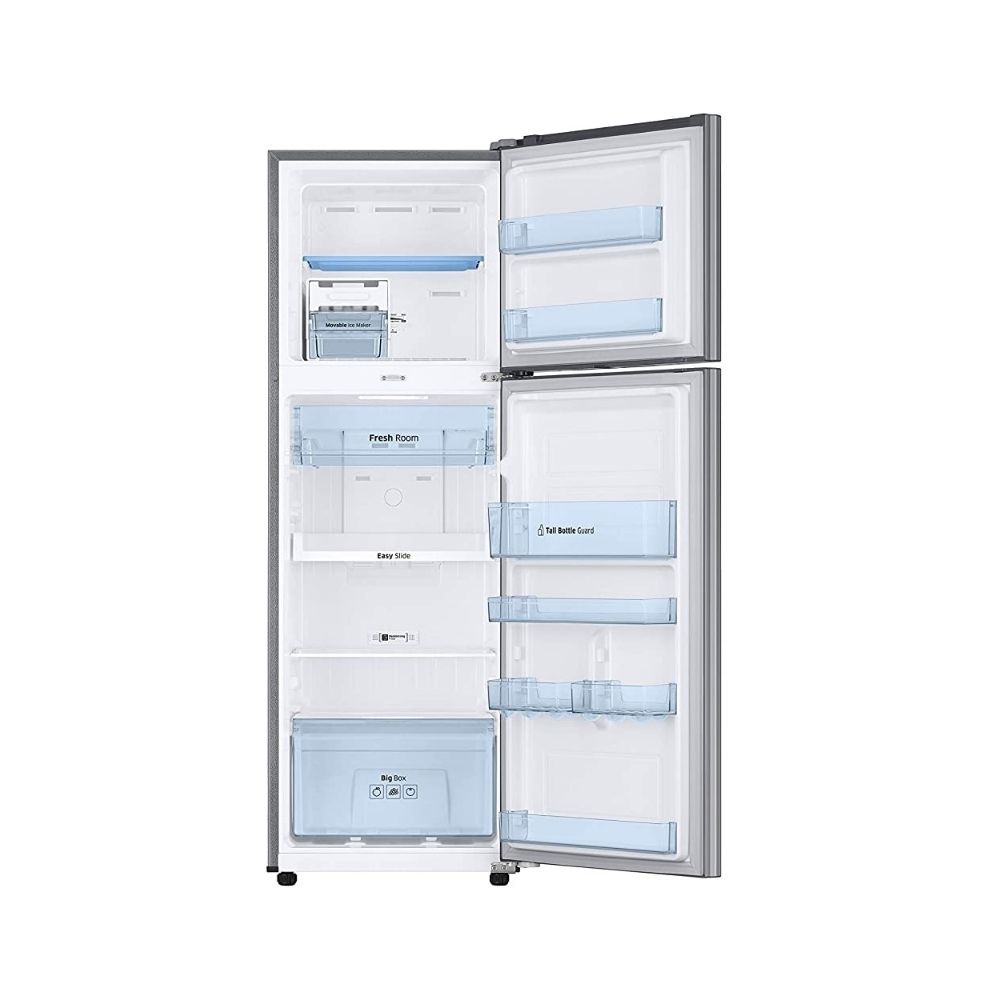 Samsung 275 L 4 Star Inverter Frost-Free Double Door Refrigerator (RT30T3454S8/HL, Silver)