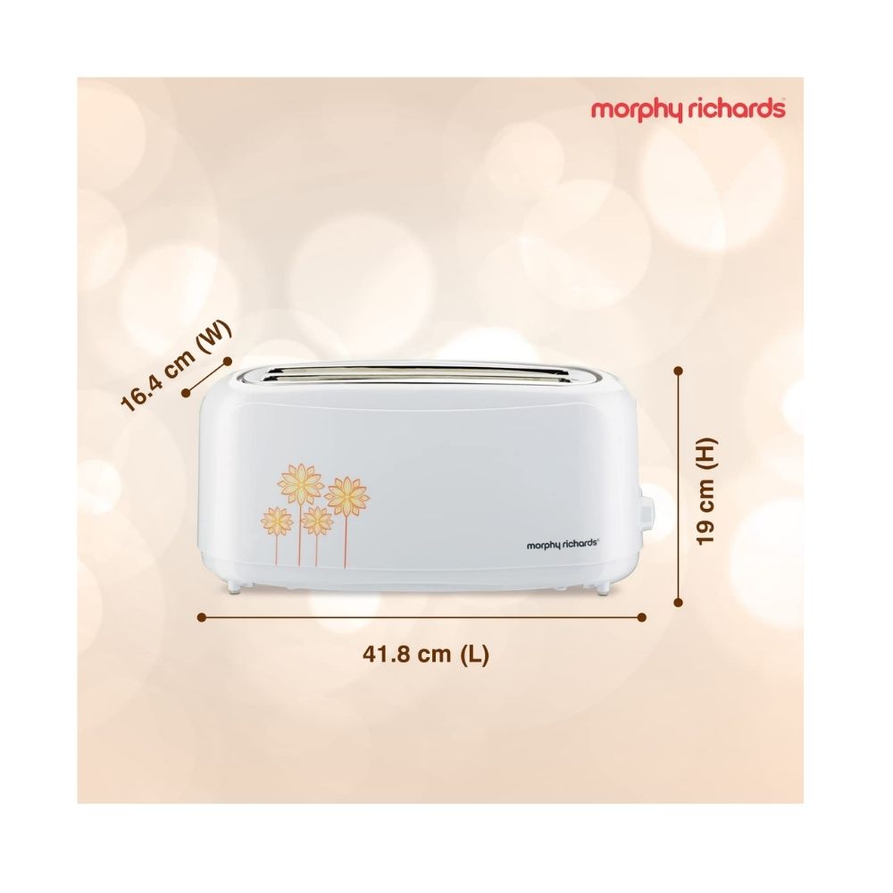 Morphy Richards at 402 Pop-Up Toaster (White, 1450W)