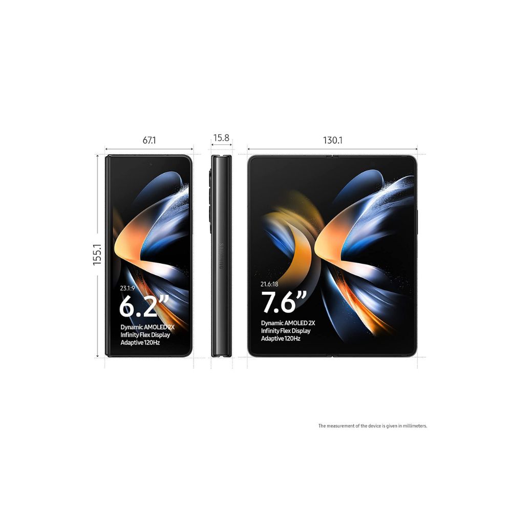 Samsung Galaxy Z Fold 4(Phantom Black 12GB RAM, 256GB Storage)