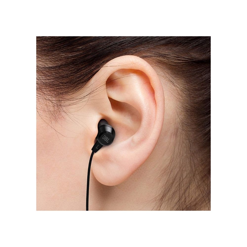 JBL C50HI Wired in Ear Earphones with Mic (Black)